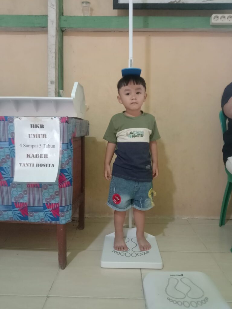 Kegiatan Posyandu Balita Sembatu dimulai dari Pukul 09.00 WIB hingga selesai