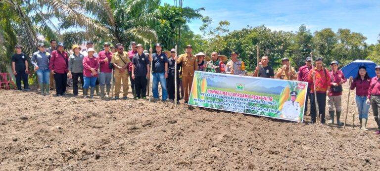 Launching Kegiatan Penanaman Jagung sebagai Upaya Pemerintah Desa Hilir dalam Mendukung Ketahanan Pangan Nasional 2025