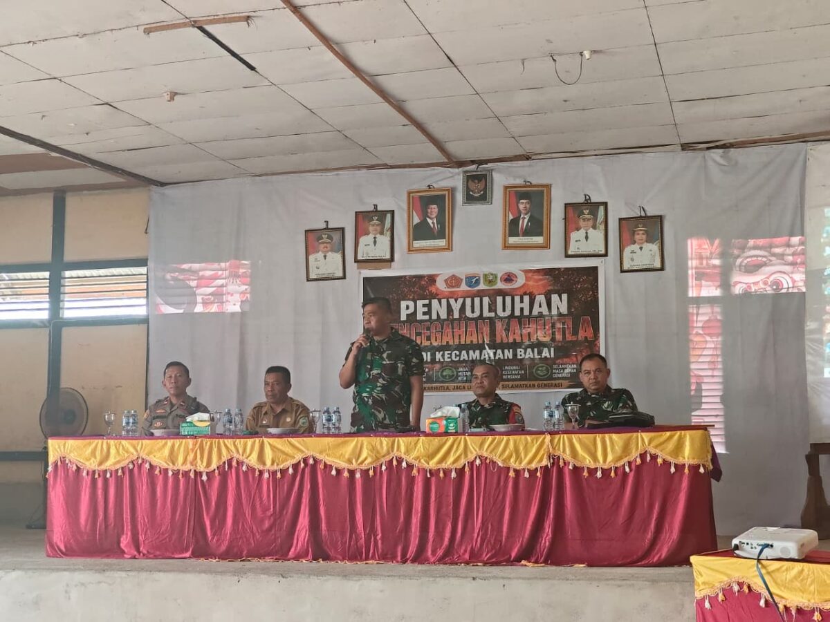 Penyuluhan Pencegahan Karhutla Digelar di Desa Hilir, TNI Pusat Tekankan Peran Masyarakat